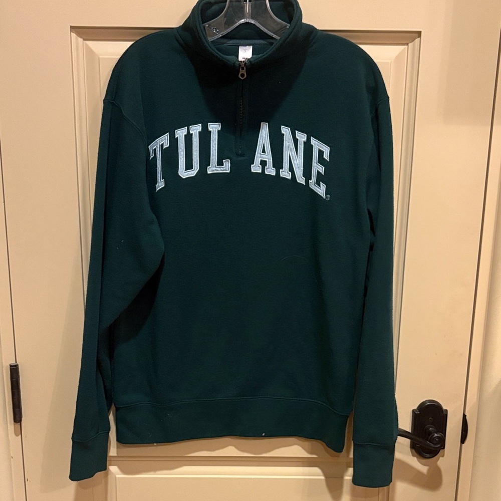 Green Tulane Men's Sweater